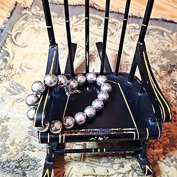 Sterling Silver Ball Bracelet